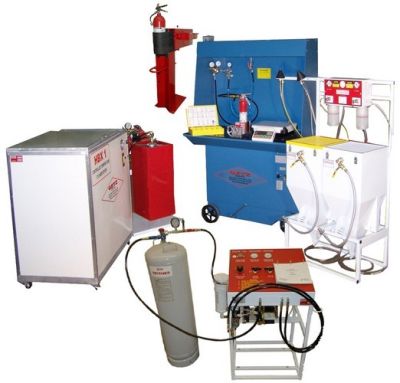 Nạp sạc bột + khí CO2